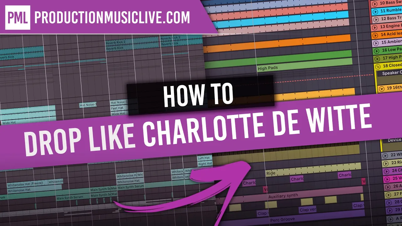 Charlotte De Witte Drop from an Amelie Lens Style Track | Ableton Live 10