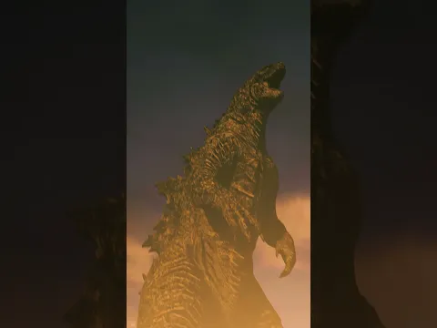 Supermassive Godzilla enters city #godzilla  #shorts