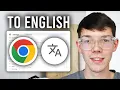 How To Change Google Chrome Language Back To English - Step By Step