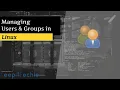 Linux Tutorial Managing Users Groups