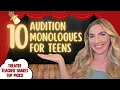 AUDITION MONOLOGUES FOR MALE FEMALE NON-BINARY ACTORS 10 Monologues I ve Never Heard Before