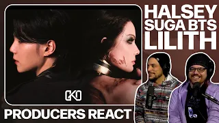 PRODUCERS REACT - Suga of BTS and Halsey Lilith Reaction