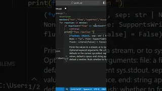 Python continue statement