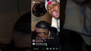  focalistic in studio previewing song titled rabaiki featuring madumane and mpura mpura 
