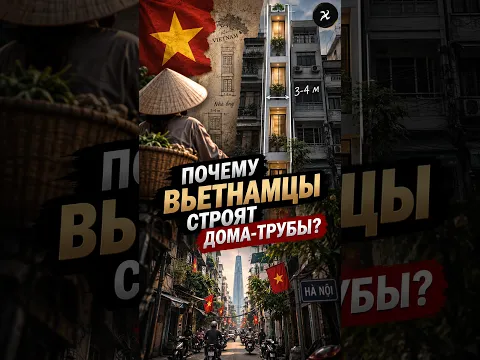 Почему вьетнамцы строят дома-трубы? 😱