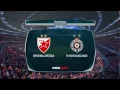 Večiti derbi Crvena Zvezda - Partizan PES 2017 (Gameplay sa Partizanom)