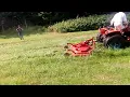 72 inch finishing mower 24HP MF Tractor Tall grass