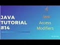 Access Modifiers Java Programming Series Tutorial