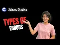 11 Types of Errors in C Programming