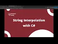 String Interpolation with C