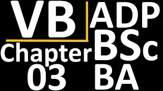 Complete Chapter No 3 Visual Basic