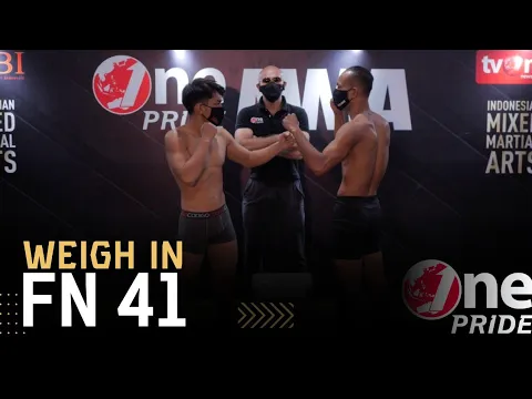 Bantamweight: Dimas Wiradinata vs Abdul Munir | Weigh In One Pride MMA FN 41
