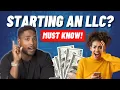 Avoid These MISTAKES BEFORE Starting an LLC