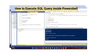 How To Execute a SQL Script from Powershell How to SQLPowershell