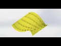 SolidWorks Complex multi curved surface pattern with final appearnce and view