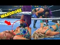 WARDROBE Charlotte Flair s SmackDown Mishap EXPOSES Elite Ring IQ Bayley Saves the Moment