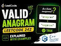 Valid Anagram LeetCode 242 C Solution Easy Explanation HashMap Approach