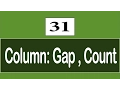 31 - CSS3 Tutorial Multi-Columns Column Count Column Gap
