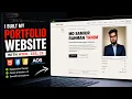 Building My Full-Stack Developer Portfolio From Scratch Live Code CodeWithTanim