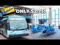 Times Square to LaGuardia Airport LGA via Subway M60 Bus for only 2 75 - Raw Unedited
