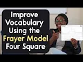 Improve Vocabulary Using the Frayer Model - Four Square