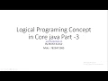 if - else statement in Core Java Concept Part 3