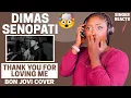 Download Lagu SINGER REACTS | DIMAS SENOPATI - Thank You For Loving Me (Bon Jovi) REACTION!!!😱 | 🇮🇩 He Is A Genius