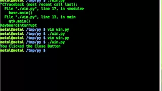 Python - GTK GUI