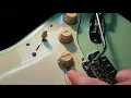 The correct position for a Stratocaster knob