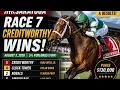 Saratoga Race 7 Thriller Creditworthy Takes the Victory R7 Saratoga 02 Aug 2026