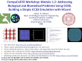 CC3D WS 1 2 Applications of Virtual Tissues Creating a Simulation James Glazier July 29 2024
