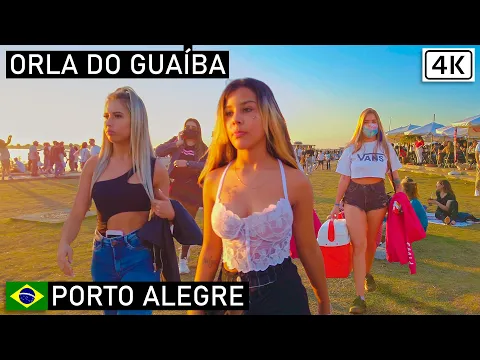 Download MP3 Porto Alegre: Orla do Guaíba, Saturday Afternoon 🇧🇷 Southern Brazil |【4K】2021