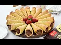 Download Lagu Rulouri cu crema de ciocolata / Cornete cu ciocolata (CC Eng Sub) | JamilaCuisine