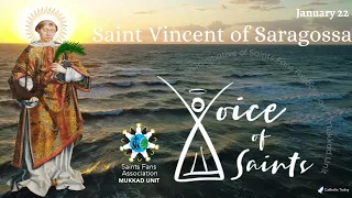 saint vincent of saragossa voice of saints january 22 saints fans association