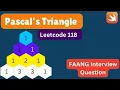 Google Interview Pascal Triangle Swift