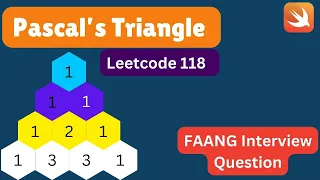 Google Interview Pascal Triangle Swift