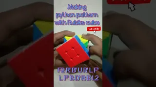 Python pattern with Rubiks cube