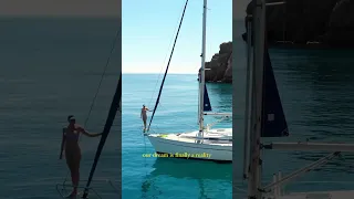 When dreams come true🩵 #sailinglife #sailing #boatlife