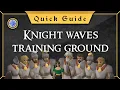 Flinching Guide Knight waves training ground