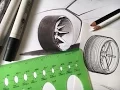 Drawing Wheel Perspectives with Ellipse Guides 30 Days of Show and Tell