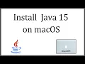 How to install Java JDK 15 on macOS