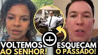 Nívea Soares e Pr Lucinho discordam ao comentar sobre vídeo antigo da Lagoinha