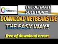 How to download and Install NetBeans IDE Java JDK on Microsoft Windows 10 operating system