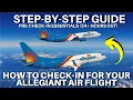 How to Check In for Your Allegiant Air Flight Step-by-Step Guide