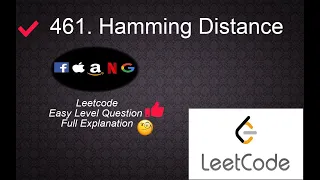 461 Hamming Distance Leetcode Easy Level Questions Complete Playlist in Python