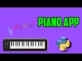 Piano using python