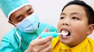 Going To The Dentist Song Alex Pretend Play Sing-Along to Nursery Rhymes Kids Songs