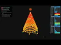Interactive 3D Christmas Tree Using HTML CSS and JavaScript with Source Code