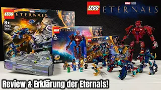 Das macht richtig Freude: LEGO Marvel 'The Eternals' Sets Review! [+ Comic Infos!]