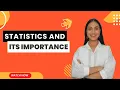 Statistics and its Importance Statistics with Python Meritshot Tutorials